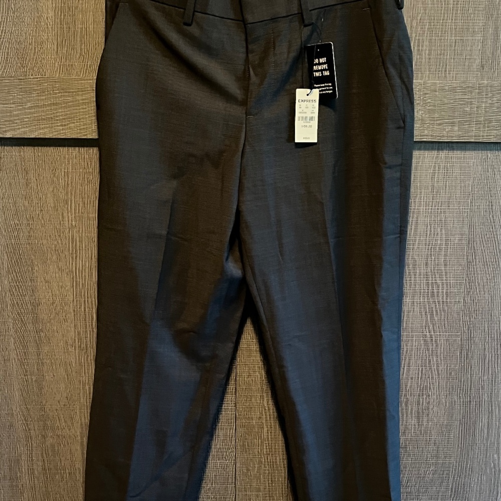 W28 L32 Mens dress pant dark grey